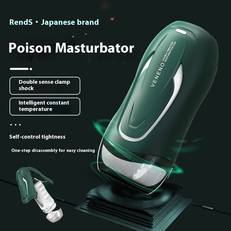 Automatic Constant Temperature Vibration Sucking Men's Masturbation Devices Toys